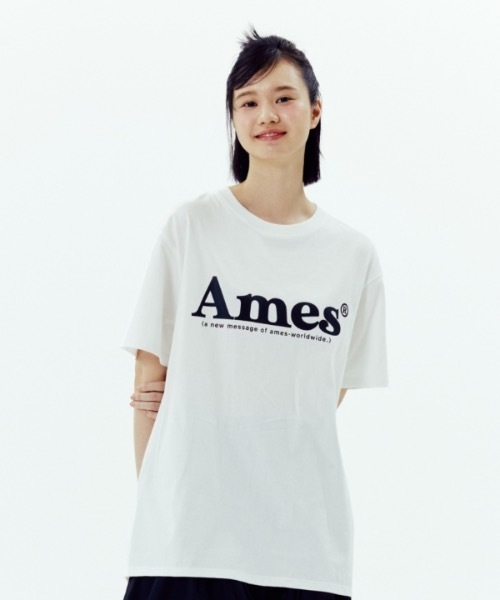 「AMESWORLDWIDE」 半袖Tシャツ MEDIUM ホワイト レディース | AMESーWORLDWIDE | 02