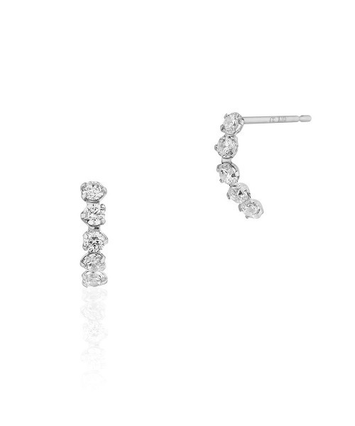 4℃ ピアス K10ホワイトゴールドピアス レディース 4℃（ヨンドシー） ピアス K10ホワイトゴールド ピアス レディース