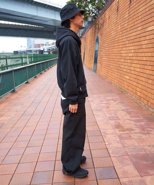 「FFEIN」 ジップアップパーカー MEDIUM アッシュグレー メンズ_画像9