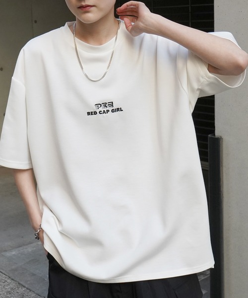 「Red Cap Girl」 半袖Tシャツ「PEZコラボ」 L ホワイト メンズ_画像2