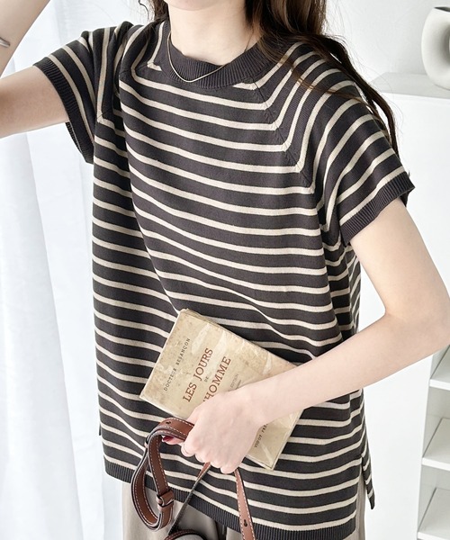 「classicalelf」 半袖ポロシャツ MEDIUM アイボリー レディース_画像4