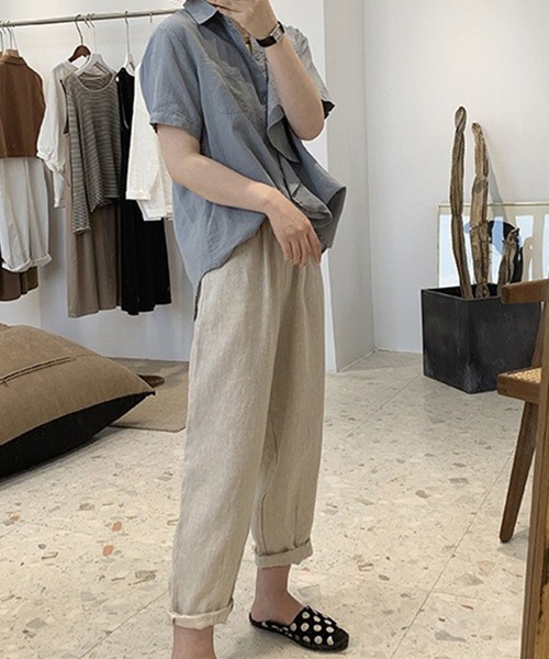 「Amulet」 半袖ブラウス X-LARGE ホワイト レディース_画像3