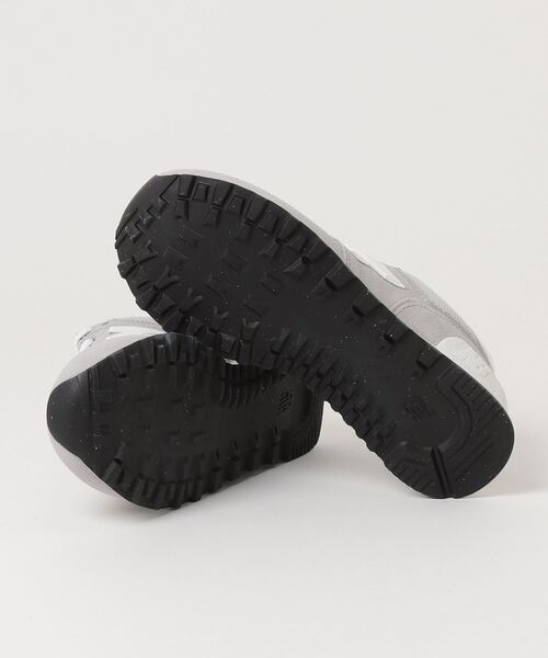 「New Balance」 ローカットスニーカー 27.5cm ライトグレー メンズ_画像4