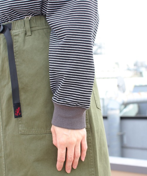 「DANTON」 長袖Tシャツ L チャコールグレー メンズ_画像6