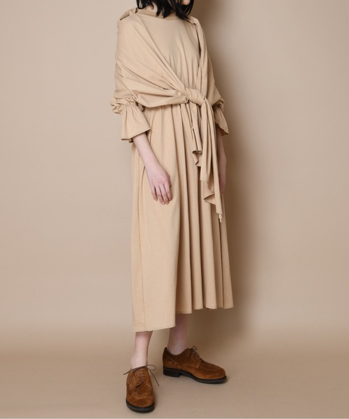 ワンピース ストールプルオーバーギャザーロングワンピース Zozotown Yahoo 店 通販 Yahoo ショッピング