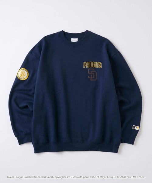 MLB トレーナー スウェット 裏起毛 MLB/メジャーリーグベースボール
