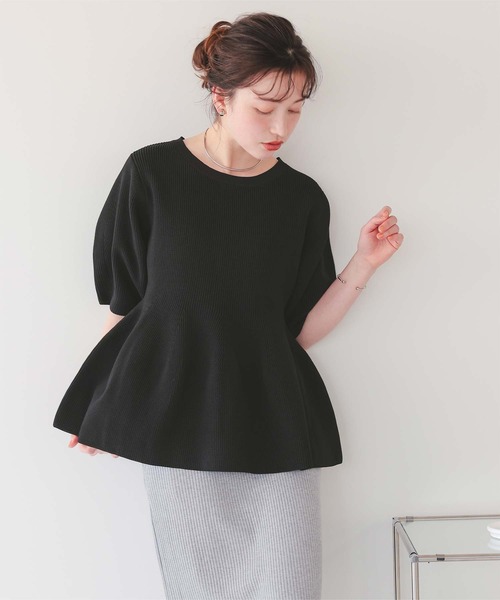 トップス titi titivate ニット セーター フレアデザインニットトップス