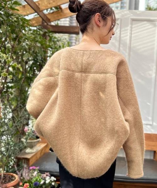 AVIE トレーナー スウェット シャギードルマンスリーブプル