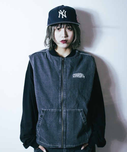 centimeter（センチメーター） ベスト ジレ Denim Vest メンズ 