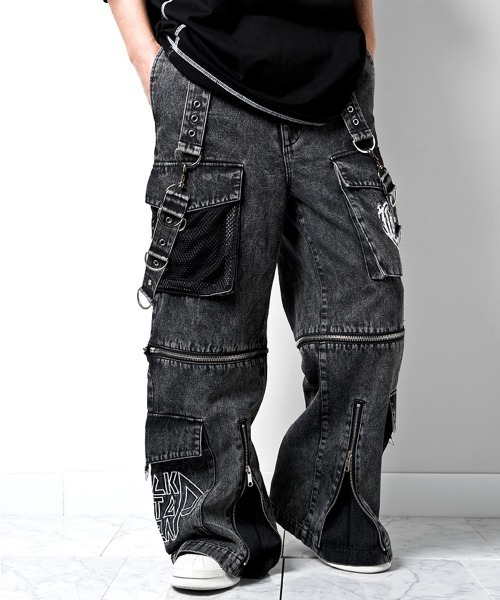 BACKSTAGE PASS カーゴパンツ SUSPENDER WIDE(サスペンダー