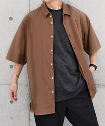 シャツ SHIPS any: バンブー レーヨン ルーズ ハーフスリーブ シャツ 「BRIOS」 メンズ｜ZOZOTOWN Yahoo!店