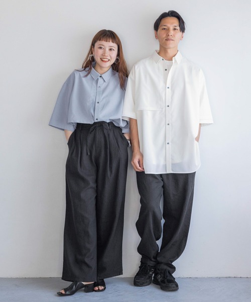 LOWRYS FARM シャツ フラシヨークシャツSS 111803 メンズ