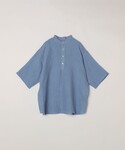 シャツ 半袖 SHIPS any: ピュアリネ...の詳細画像2
