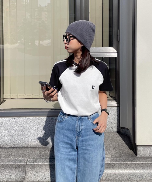 ✨美品✨2022 エブール ラグランスリーブ サマーニット Tシャツ カットソー セール】ラグランスリーブカットソー（Tシャツ/カットソー