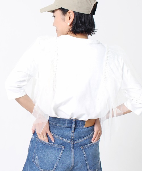 tシャツ チュールT レディース