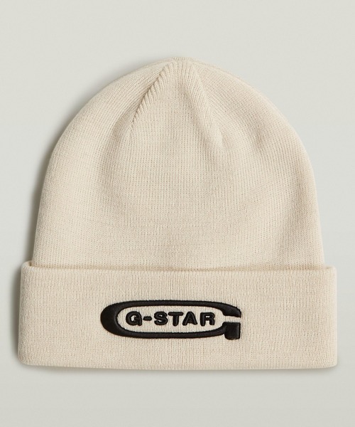 G-STAR RAW ニット帽 ニットキャップ ORIGINALS ARTWORK LONG