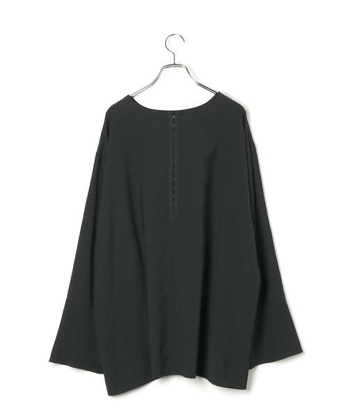 ADAM ET ROPE' ブラウス シャツ 2WAYリネンロンTEEブラウス