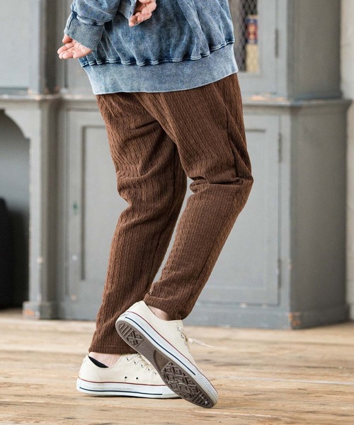 CAMBIO（カンビオ） パンツ mp12638- Geometric Cut Mole Pants カット