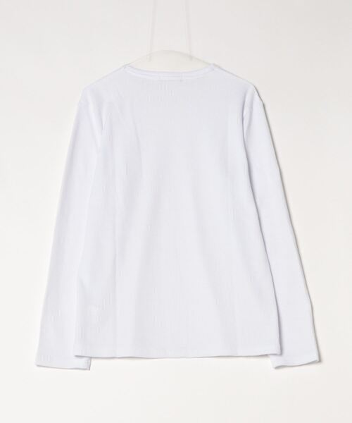 ペレック pelleq クルーネック ロングスリーブTシャツ ホワイト サイズ：38 pelleq(ペレック) クルーネック ロングスリーブTシャツ ホワイト