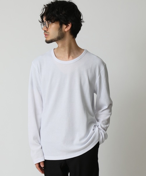 ARCADE tシャツ 選べる襟首 ワッフルサーマル クルーネック