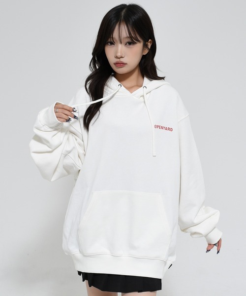 OY パーカー 「OY/オーワイ」I LOVE HOODIE ZIP UP/バック