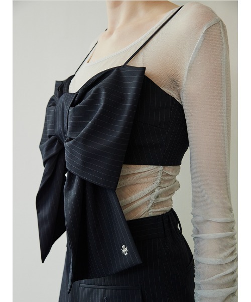 Sorin Big Ribbon Bustier
