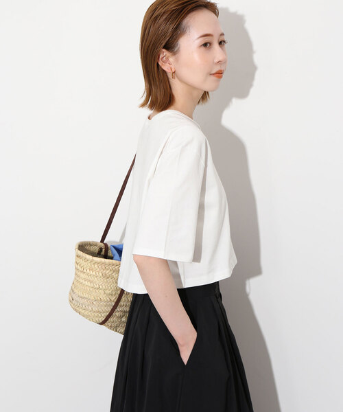 「SLOBE IENA」 「＋81BRANCA」半袖Tシャツ FREE ホワイト系その他 レディース SLOBE IENA 「SLOBE IENA」 半袖Tシャツ FREE ホワイト