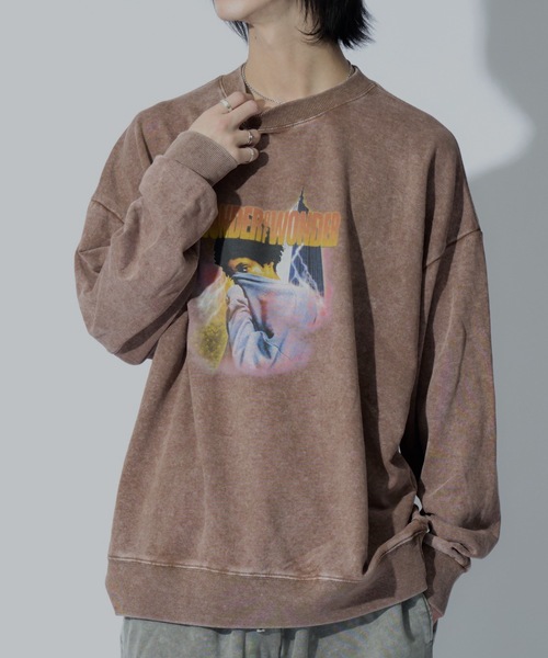 WONDER OF WANDER トレーナー スウェット Graphic Sweatshirt B