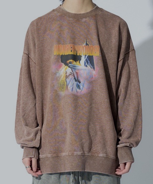 WONDER OF WANDER トレーナー スウェット Graphic Sweatshirt B