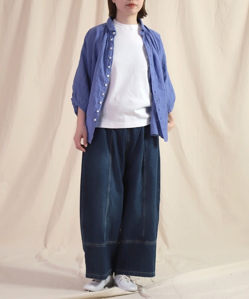 Brocante ブラウス シャツ 「Brocante / ブロカント」 リネン