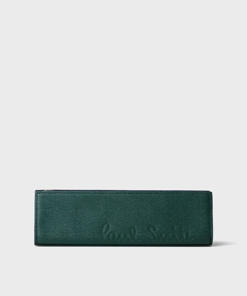 ポールスミス BPW404 アーカイブフローラルプリント グリーン 箱付 Paul Smith（ポール・スミス） クロップドロゴ ペンケース「553408