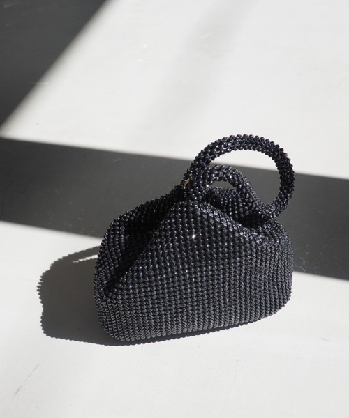 ハンドバッグ クリスタルトライアングルBag