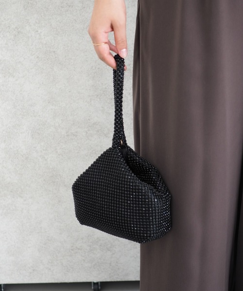 ハンドバッグ クリスタルトライアングルBag