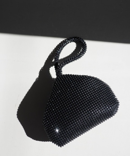 ハンドバッグ クリスタルトライアングルBag