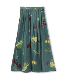 CABaN シルク HARVEST ロングスカート　12 ホワイト系 キャバン CABaN CABaN シルク HARVEST ロングスカート （12