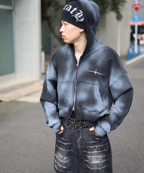 ATMARK パーカー 「フリーサイズ / UNISEX 」クロップド丈