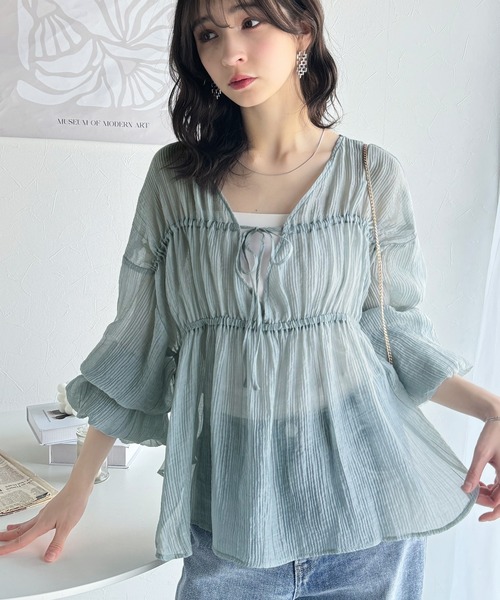 classicalelf（クラシカルエルフ） ブラウス シャツ 夏 大人のふんわり