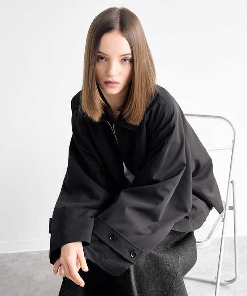 ELLUV ブルゾン アウター 「ELLUV/エルヴ」オーバーカフス ショート 
