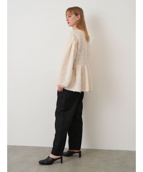 ELENDEEK パンツ フロントレイヤードパンツ レディース