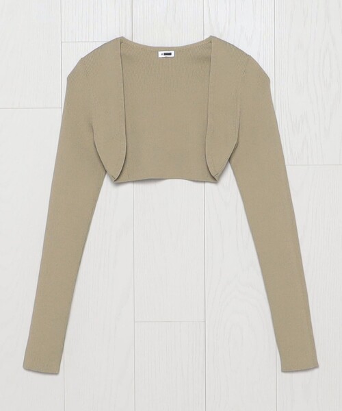 25ss セット H BEAUTY&YOUTH TCリブショートカーディガン H BEAUTY&YOUTH UNITED ARROWS カーディガン 「H」TCリブ