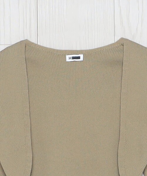 H BEAUTY&YOUTH UNITED ARROWS カーディガン 「H」TCリブ