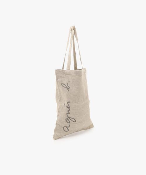 agnes b. AK84 CABAS バスケット(麻トートバッグ) agnes b. トートバッグ 「ユニセックス」AK84 TOTE レディース