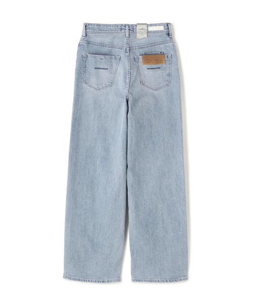 YANUKヤヌーク　リディア　デニム　ワイドパンツ　ブルー　25 Lサイズ YANUK SALEセール10%OFF 裾上げ無料 ヤヌーク LYDIA リディア