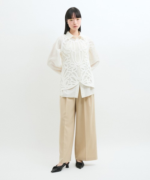 ADAM ET ROPÉ FEMME リボンバックストラップパンプス ADAM ET ROPE' パンプス リボンバックストラップパンプス