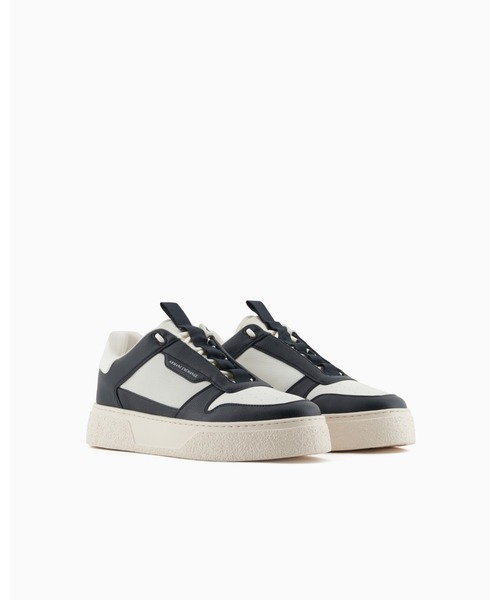 A/X Armani Exchange Retro Runner A/Xロゴ スニーカー 関＊送込 AXロゴ レースアップスニーカー | Armani Exchange