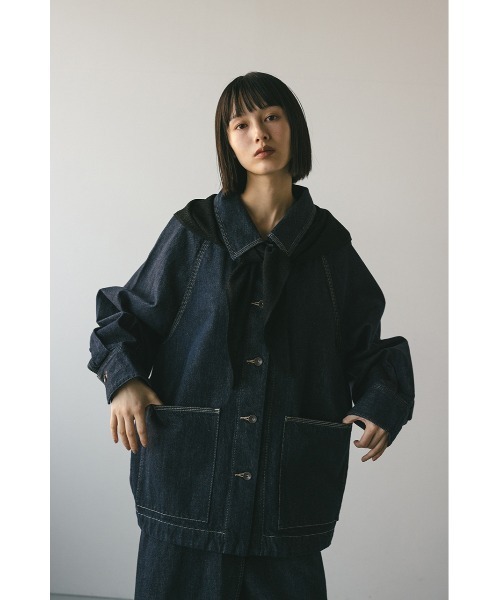 STYLEMIXER クリーム デニムジャケット 公式】STYLEMIXERのデニムジャケット|デニム|シェルターウェブストア