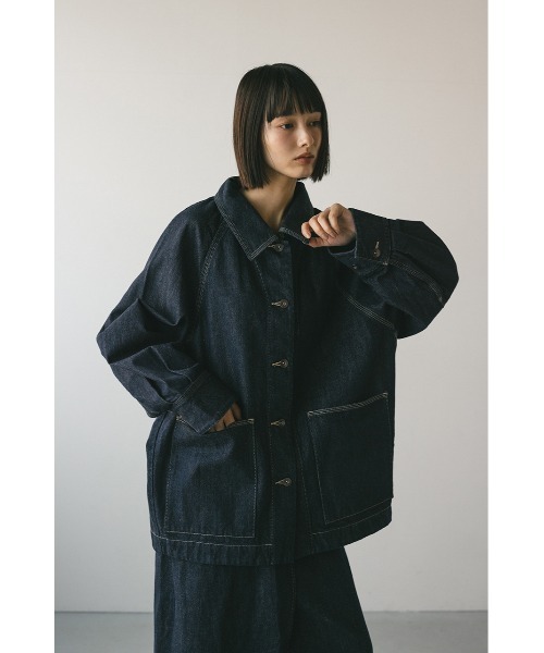 STYLEMIXER クリーム デニムジャケット SPRING DENIM STYLE｜STYLEMIXER（スタイルミキサー）公式通販サイト