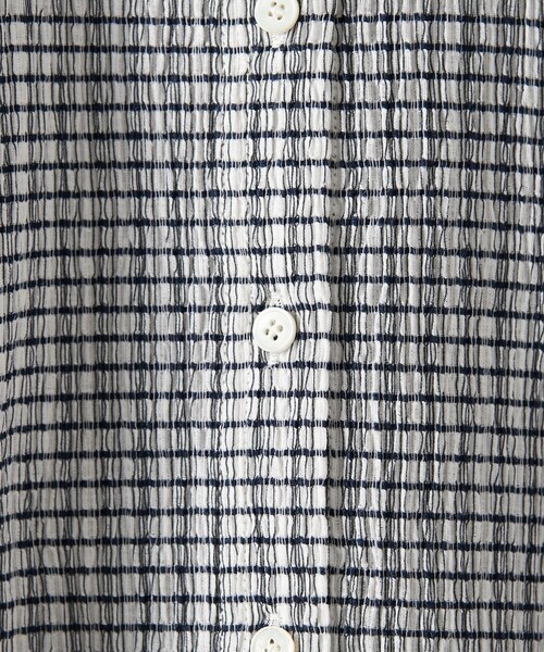STEVEN ALAN ブラウス シャツ 「Steven Alan」クレープ チェック