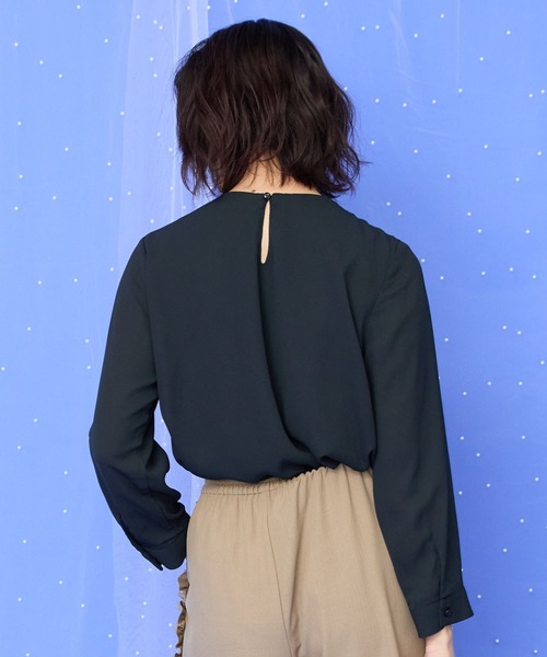 ブラウス シャツ 「JETSET SOLO PLUS」シフォンジョーゼットボウタイブラウス レディース JETSET SOLO PLUS ブラウス シャツ 「JETSET PLUS」シフォン