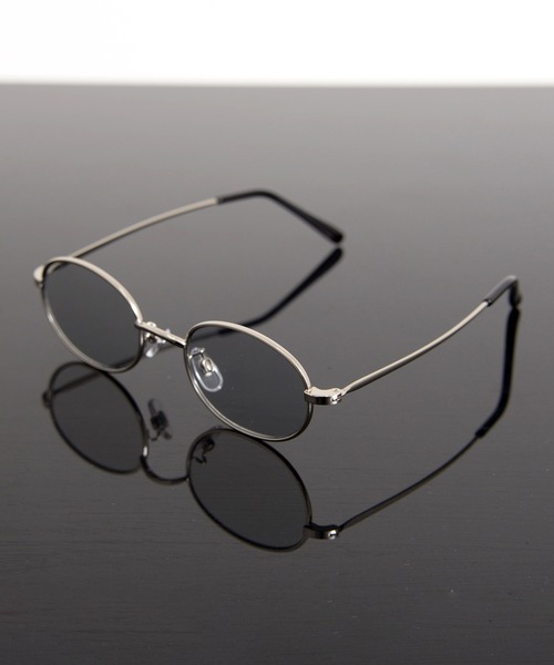 Revo. 伊達メガネ メガネ 眼鏡 OVAL COLOR LENS GLASSES / メタル